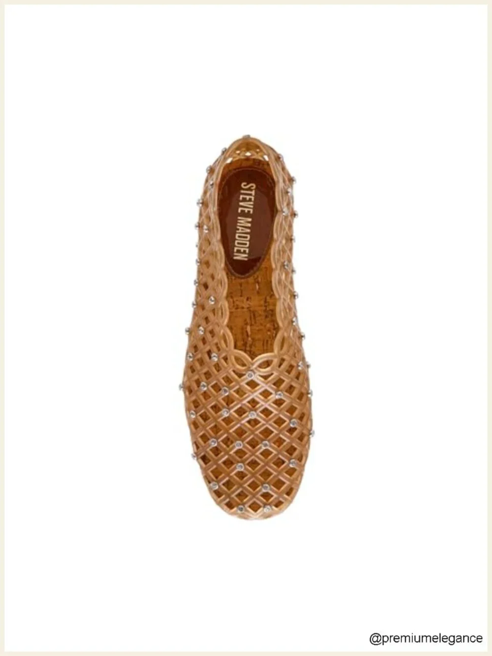 Ballet Flat with Jelly Cage Design and Square Toe